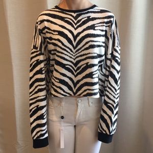 Emanuel Ungaro Marie Antoinette long sleeve crop